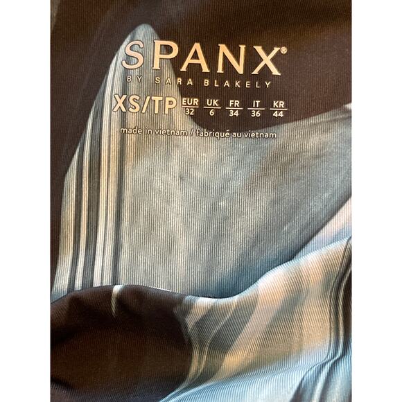 Spanx Activewear Booty Boost Active 7/8 High Waist Leggings Pants in Marble XS - Picture 7 of 7